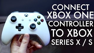 How To Connect Xbox One Controller To Xbox Series X  S [upl. by Caro]