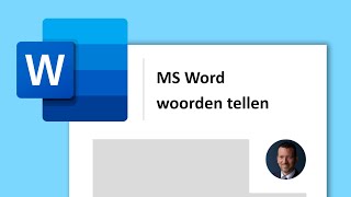 Aantal woorden in MS Word document tellen in 30 seconden [upl. by Aivalf297]