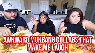 AWKWARD mukbang collabs that make me laugh [upl. by Alair]