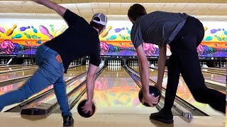 2 Handed vs 1 Handed Bowling [upl. by Corrine]