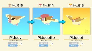 Pidgey Evolved Into Pidgeotto  Pidgeot  Pokémon Quest  Pokémon Evolution Tips and Guides [upl. by Uticas]