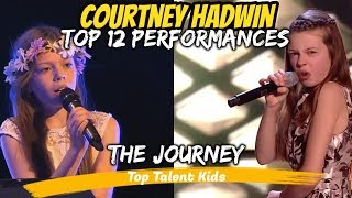 🌟 COURTNEY HADWIN 🌟 The Journey  Top 12 performances [upl. by Oona]