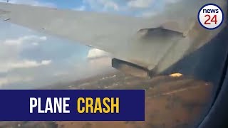 WATCH Dramatic footage apparently shows moment of Wonderboom plane crash [upl. by Ihtraa527]