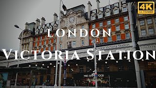 London Victoria Station Walk Through England 4K [upl. by Holder]