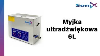 Myjka ultradźwiękowa SoniX 6L  PS30A [upl. by Aniez11]