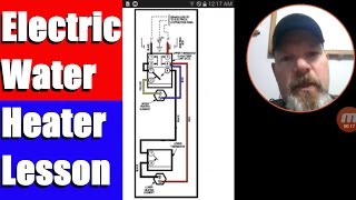 Electric Water Heater Lesson Wiring Schematic and Operation [upl. by Artemisia125]