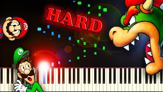 In The Final from Mario amp Luigi Bowsers Inside Story  Piano Tutorial [upl. by Aryamo]