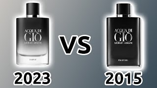 ACQUA DI GIO PARFUM VS PROFUMO REVIEW [upl. by Artus689]