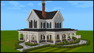 Minecraft How to Build a Farmhouse  PART 1 [upl. by Marten555]