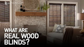 Custom Wood Blinds  Window Treatment Ideas [upl. by Maillij70]