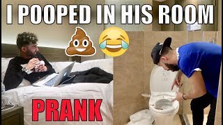 TAKING POOP IN HIS ROOM PRANK INSANE [upl. by Iggy]