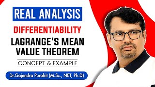 Real Analysis  Mean Value Theorem  Lagranges Mean Value Theorem  Proof amp Examples [upl. by Donnenfeld]