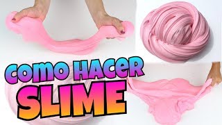 DIY  Como Hacer SLIME  FÁCIL Y SIN BÓRAX  NatyGloss [upl. by Nilre471]