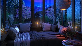 Go to Sleep w Rain Falling on Window  Relaxing Gentle Rain Sounds for Sleeping Problems Insomnia [upl. by Ahtikal]