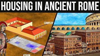 Housing and Houses in Ancient Rome  Domus Insula Villa [upl. by Midian832]