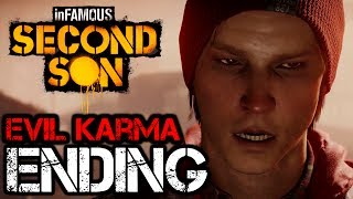 inFAMOUS Second Son Evil Karma Ending HD 1080p [upl. by Jonme22]