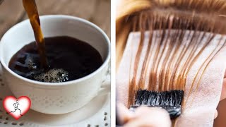 Cómo Teñir el Cabello Naturalmente con Café [upl. by Imhskal]