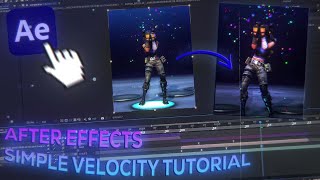 Simple Velocity Edit Tutorial After Effects [upl. by Anelliw]