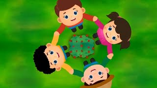 Ring Around the Rosie  Nursery Rhyme SONG for Kids [upl. by Otilia]