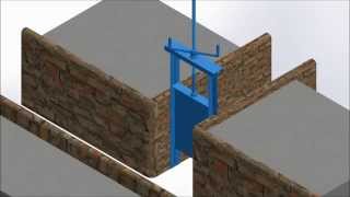 Sluice Gate Mechanism  solidworks [upl. by Ynahpets298]