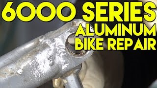 Aluminum Bike Frame Weld Repair  TIG Time [upl. by Eurydice199]