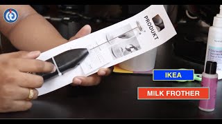 IKEA MILK FROTHER Review amp Battery Installation [upl. by Ymac]