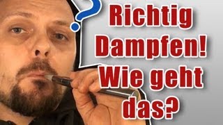 EZigarette richtig rauchen EinsteigerVideo [upl. by Ltney]