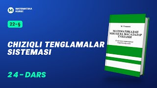 Chiziqli tenglamalar sistemasi  MUsmonov [upl. by Sheng]