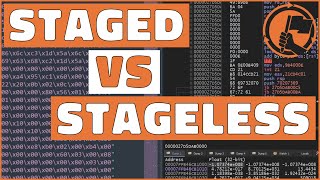 Staged vs Stageless shellcode fighting yourself and the debugger Live Hacking [upl. by Segroeg640]