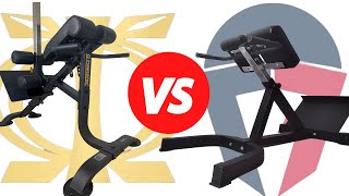 Powertec Vs Titan Fitness Series Part 4 The Hyperextension Bench [upl. by Karney]