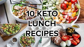 10 Keto Lunch Recipes That Are Easy amp Satisfying [upl. by Bev]