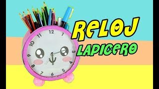 LAPICERO RELOJ ORIGINAL  MANUALIDADES FÁCILES para hacer en CASA [upl. by Alemaj661]