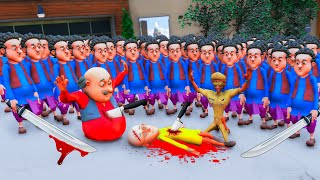 Motu Patlu And Sinchan Escape From 1000 Ghasitaram In Gta 5  Gta 5 Gameplay [upl. by Bicknell54]