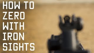 How to Zero With Iron Sights  Shooting Techniques  Tactical Rifleman [upl. by Emalia]