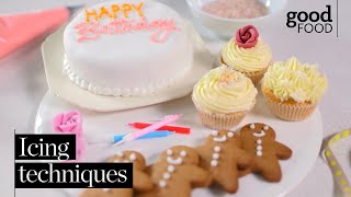 Basic piping icing techniques tutorial [upl. by Ataymik313]