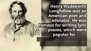 Henry Wadsworth longfellow biography [upl. by Berne]