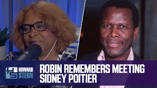 Robin Quivers Remembers Meeting Sidney Poitier [upl. by Oisorbma113]