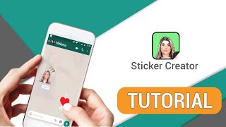 Sticker Maker How to Use The App [upl. by Adnylam]