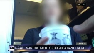 Man fired for ChickfilA YouTube rant [upl. by Dyol]