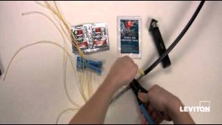 How to Terminate Leviton FanOut Kit [upl. by Nikral]