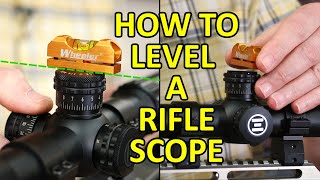 How to Level a Rifle Scope  Wheeler Precision Levels [upl. by Kamilah]