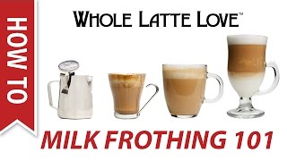 Milk Frothing for Beginners [upl. by Hopkins]