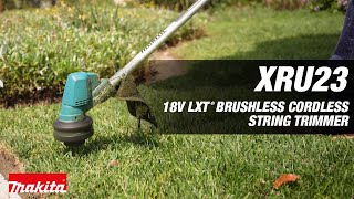 MAKITA 18V LXT Brushless Cordless String Trimmer XRU23 [upl. by Anale925]