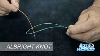 Easy Fishing Knots  How to tie an Albright Knot [upl. by Gniliem]