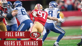 49ers vs Vikings  NFC Divisional Round  Full Game [upl. by Auoy487]