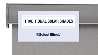 Traditional Solar Shades from SelectBlindscom [upl. by Sleinad224]