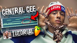 How to make CENTRAL CEE type beats 2025 fl studio tutorial [upl. by Ludovico352]