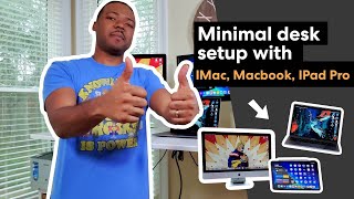 Minimal Desk Setup for Apple IMac IPad Pro Macbook  Autonomous x The Average Tech Guy [upl. by Yellah]