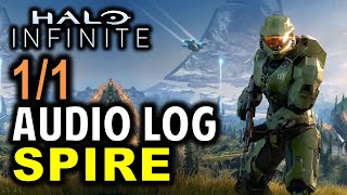 Spire Audio Log Location  Halo Infinite Collectibles Guide [upl. by Suanne]