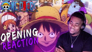 WOOOOW THE NOSTALGIA   One Piece Episode 1000 Opening REACTION [upl. by Godfry]